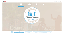 Desktop Screenshot of camping-baie.com